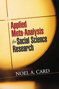 Card |  Applied Meta-Analysis for Social Science Research | Buch |  Sack Fachmedien