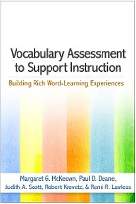 McKeown / Deane / Scott |  Vocabulary Assessment to Support Instruction | eBook | Sack Fachmedien
