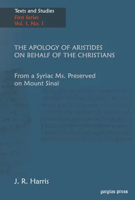 Adams |  The Apology of Aristides on behalf of the Christians | eBook | Sack Fachmedien