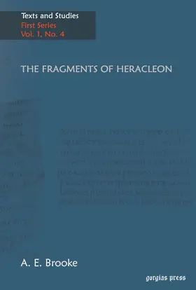 Brooke |  The Fragments of Heracleon | eBook | Sack Fachmedien