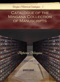 Mingana |  Catalogue of the Mingana Collection of Manuscripts | eBook | Sack Fachmedien
