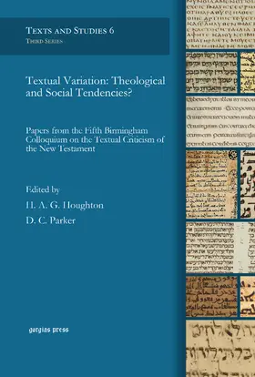 Parker |  Textual Variation: Theological and Social Tendencies? | eBook | Sack Fachmedien