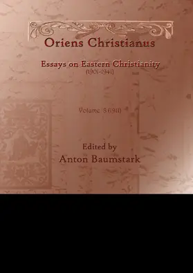 Baumstark |  Oriens Christianus (1901-1941) | eBook | Sack Fachmedien