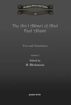Blochmann |  The Ain I Akbari of Abul Fazl 'Allami | eBook | Sack Fachmedien