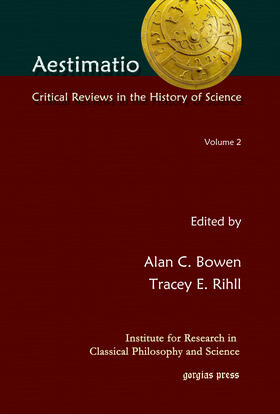 Bowen / Rihll |  Aestimatio: Critical Reviews in the History of Science (Volume 2) | eBook | Sack Fachmedien