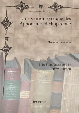 Pognon |  Une version syriaque des Aphorismes d'Hippocrate | eBook | Sack Fachmedien