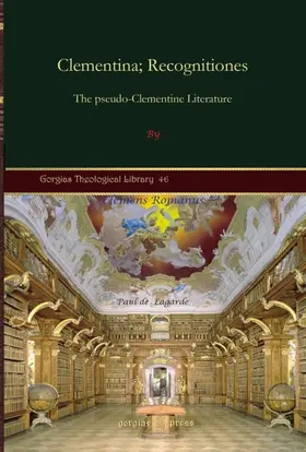 Romanus / Lagarde |  Clementina; Recognitiones | eBook | Sack Fachmedien