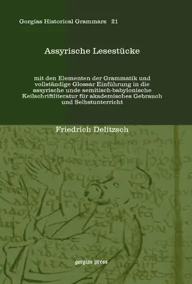 Delitzsch |  Assyrische Lesestücke | eBook | Sack Fachmedien