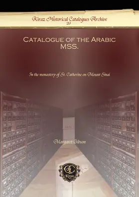 Gibson |  Catalogue of the Arabic MSS. | eBook | Sack Fachmedien