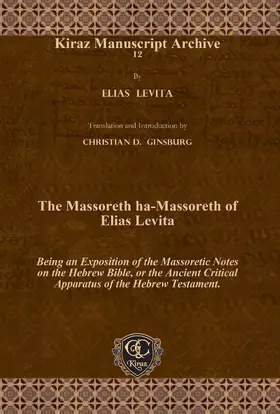 Levita |  The Massoreth ha-Massoreth of Elias Levita | eBook | Sack Fachmedien