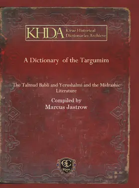  A Dictionary of the Targumim | eBook | Sack Fachmedien