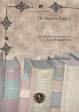 Nestle |  De Sancta Cruce | eBook | Sack Fachmedien
