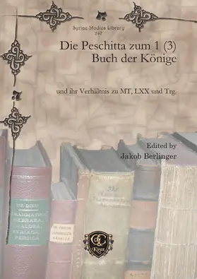 Berlinger |  Die Peschitta zum 1 (3) Buch der Könige | eBook | Sack Fachmedien