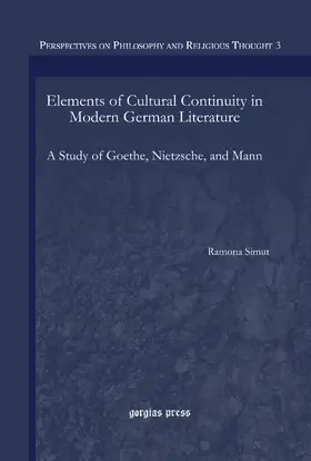Simut |  Elements of Cultural Continuity in Modern German Literature | eBook | Sack Fachmedien