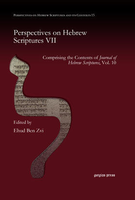 Zvi |  Perspectives on Hebrew Scriptures VII | eBook | Sack Fachmedien