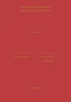  Leviticus According to the Syriac Peshitta Version with English Translation | eBook | Sack Fachmedien