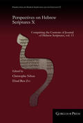Nihan / Zvi |  Perspectives on Hebrew Scriptures X | eBook | Sack Fachmedien