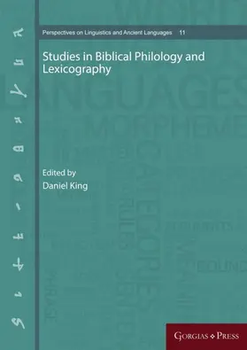 King |  Studies in Biblical Philology and Lexicography | eBook | Sack Fachmedien