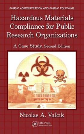 Valcik |  Hazardous Materials Compliance for Public Research Organizations | Buch |  Sack Fachmedien