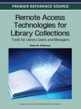 Fulkerson |  Remote Access Technologies for Library Collections | Buch |  Sack Fachmedien