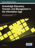 Jennex |  Knowledge Discovery, Transfer, and Management in the Information Age | Buch |  Sack Fachmedien