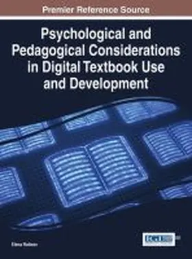 Railean |  Psychological and Pedagogical Considerations in Digital Textbook Use and Development | Buch |  Sack Fachmedien