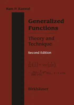 Kanwal |  Generalized Functions Theory and Technique | Buch |  Sack Fachmedien