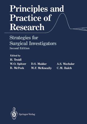 Troidl / McPeek / Wechsler | Principles and Practice of Research | Buch | 978-1-4684-0373-2 | sack.de