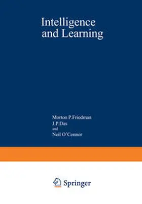 Friedman |  Intelligence and Learning | eBook | Sack Fachmedien