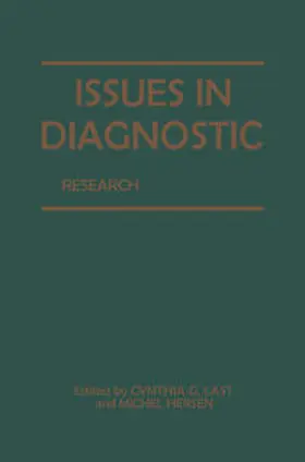 Hersen / Last |  Issues in Diagnostic Research | eBook | Sack Fachmedien