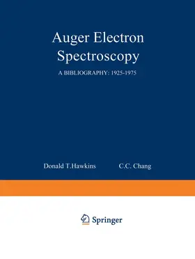 Hawkins |  Auger Electron Spectroscopy | Buch |  Sack Fachmedien