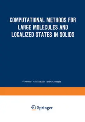 Herman |  Computational Methods for Large Molecules and Localized States in Solids | eBook | Sack Fachmedien