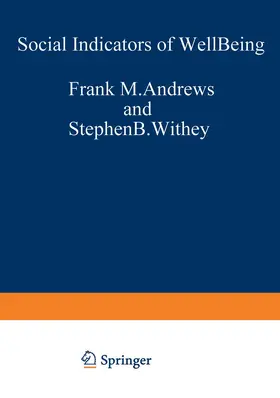 Andrews / Withey |  Social Indicators of Well-Being | Buch |  Sack Fachmedien