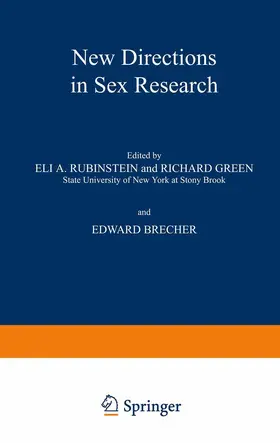 Rubenstein |  New Directions in Sex Research | Buch |  Sack Fachmedien