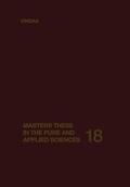 Shafer |  Masters Theses in the Pure and Applied Sciences | Buch |  Sack Fachmedien