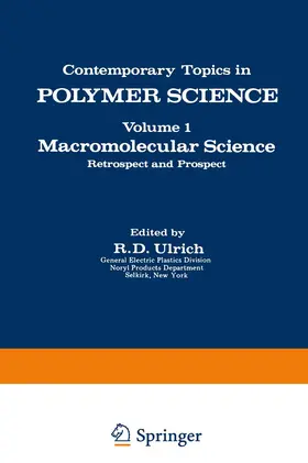 Ulrich |  Macromolecular Science | Buch |  Sack Fachmedien
