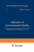 Thomas |  Indicators of Environmental Quality | Buch |  Sack Fachmedien