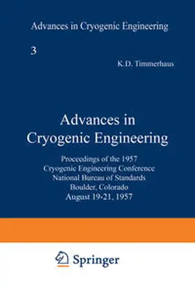 Timmerhaus |  Advances in Cryogenic Engineering | eBook | Sack Fachmedien