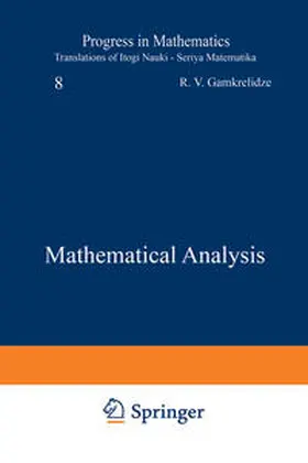 Gamkrelidze |  Mathematical Analysis | eBook | Sack Fachmedien