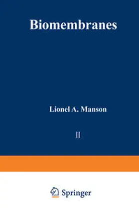 Manson |  Biomembranes | eBook | Sack Fachmedien