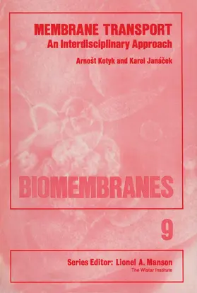 Kotyk |  Membrane Transport | Buch |  Sack Fachmedien