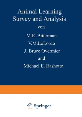 Bitterman / Rashotte / LoLordo |  Animal Learning | Buch |  Sack Fachmedien