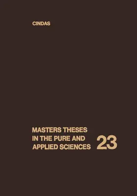 Shafer |  Masters Theses in the Pure and Applied Sciences | Buch |  Sack Fachmedien