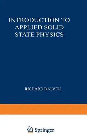 Dalven |  Introduction to Applied Solid State Physics | Buch |  Sack Fachmedien