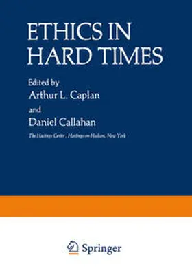 Kaplan |  Ethics in Hard Times | eBook | Sack Fachmedien