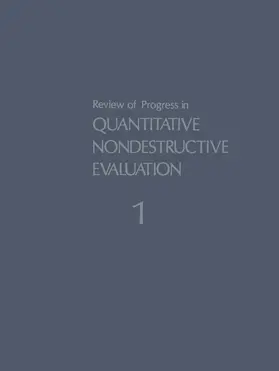Thompson |  Review of Progress in Quantitative Nondestructive Evaluation | Buch |  Sack Fachmedien