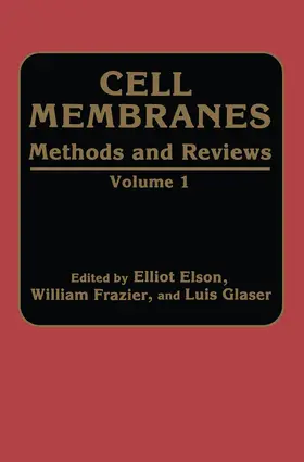 Elson |  Cell Membranes Methods and Reviews | Buch |  Sack Fachmedien