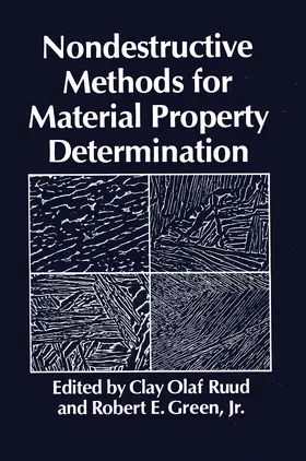 Green / Ruud | Nondestructive Methods for Material Property Determination | Buch | 978-1-4684-4771-2 | www.sack.de