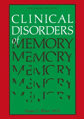 Khan |  Clinical Disorders of Memory | Buch |  Sack Fachmedien