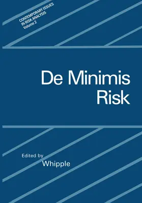 Whipple |  De Minimis Risk | Buch |  Sack Fachmedien